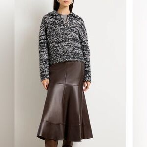 Brandon Maxwell The Posie Half Zip Sweater - NWT!